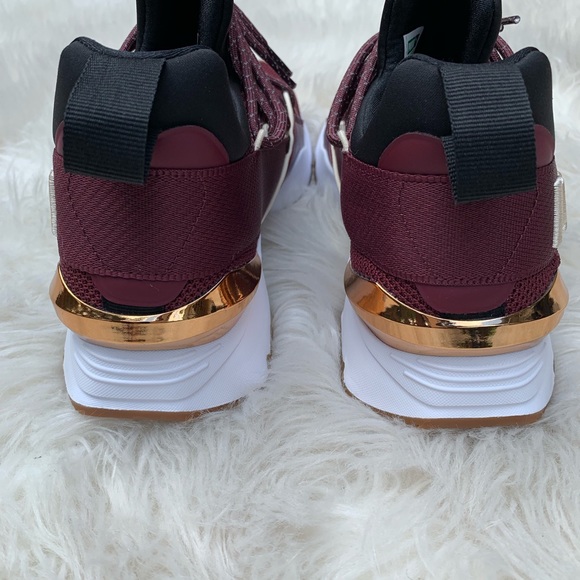 Womens Maroon Puma Athletic Sneakers Size 6.5 - Picture 5 of 8
